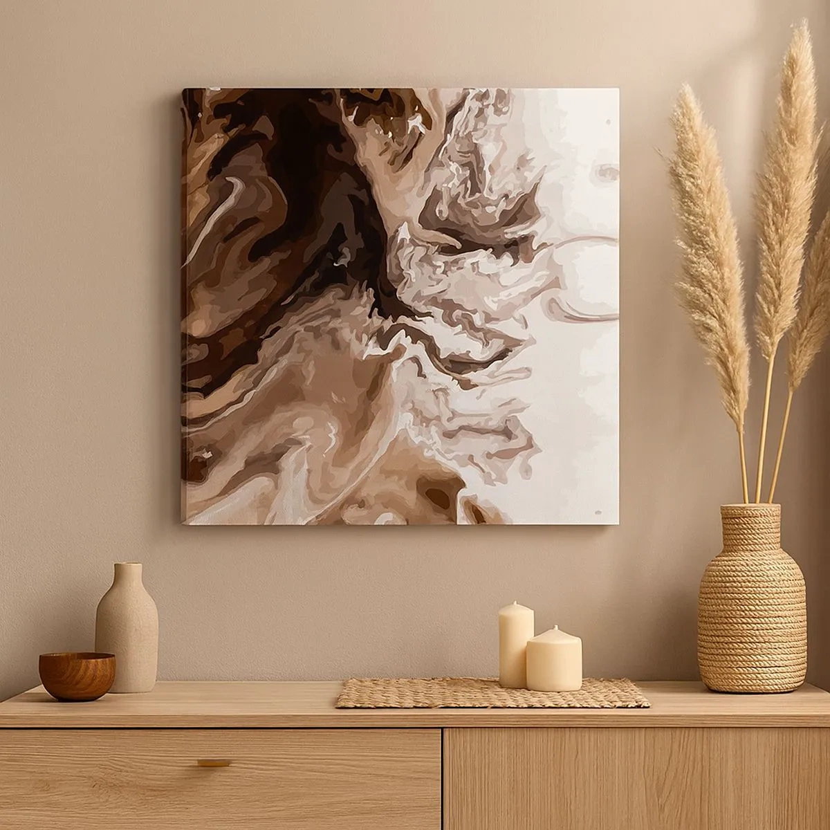 Bild auf Leinwand - Leinwandbild - Farbkontrast - 30x30 cm