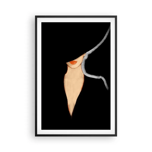 Poster in einem schwarzem Rahmen - Eleganz und Stil - 61x91 cm