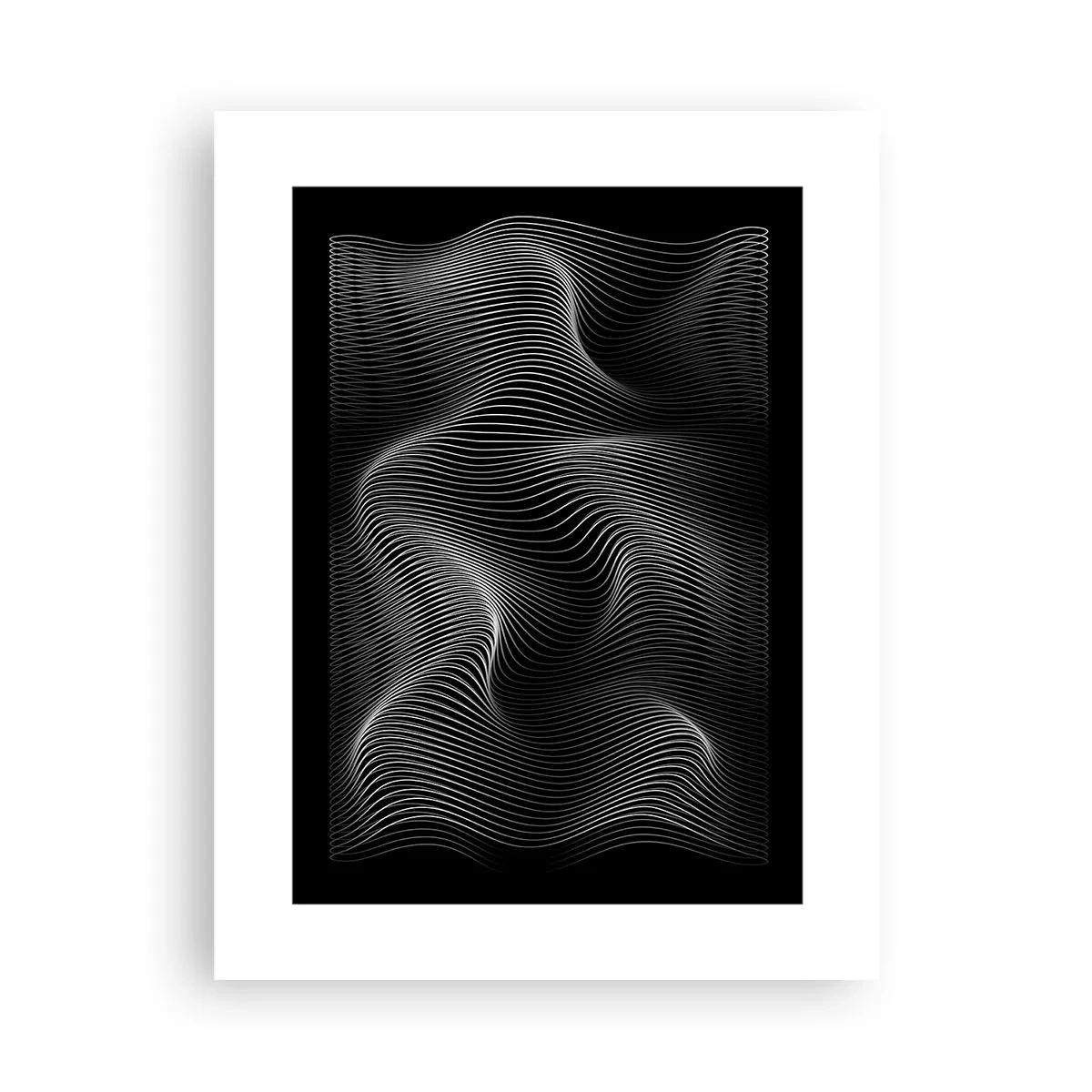 Poster - Lichttanz im Raum - 30x40 cm