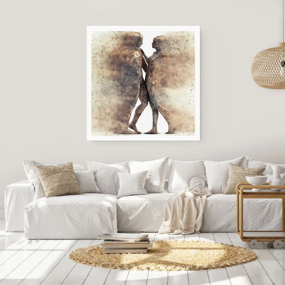 Poster - Sie erhoben sich aus dem Staub, um zu lieben - 50x50 cm