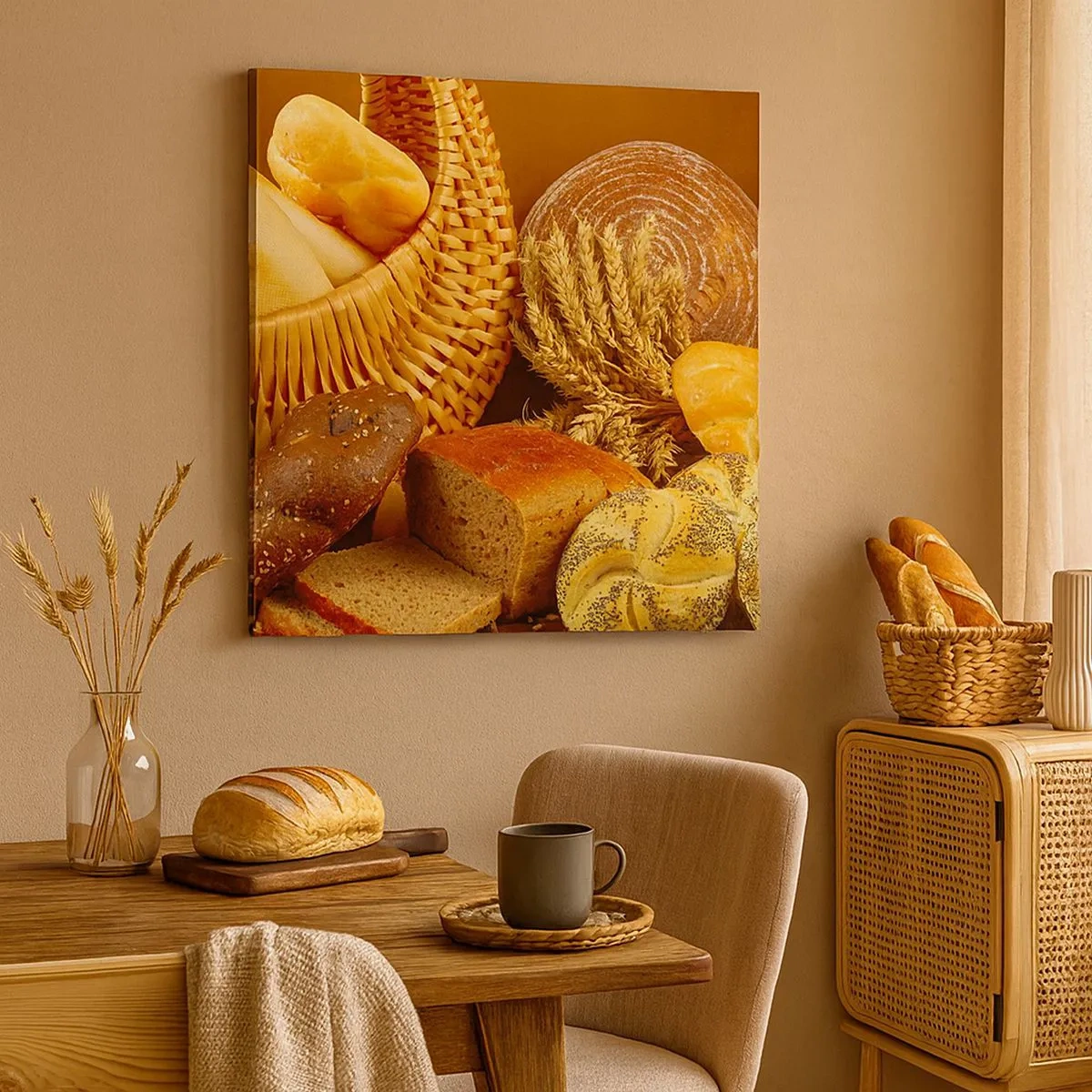 Bild auf Leinwand - Leinwandbild - Wir sind wieder davongekommen - 30x30 cm