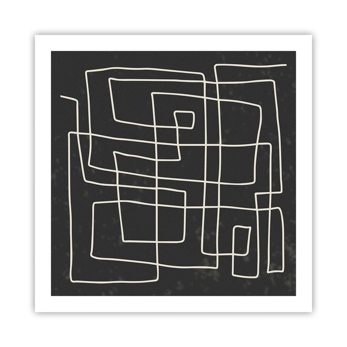 Poster - Nicht so einfach - 60x60 cm