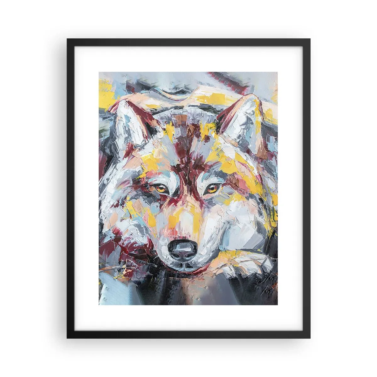 Poster in einem schwarzem Rahmen - Seelenfrieden unter den Lieben - 40x50 cm