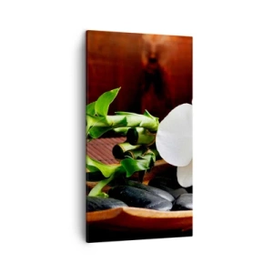 Bild auf Leinwand - Leinwandbild - Geben Sie sich dem Hauch der Natur hin - 45x80 cm