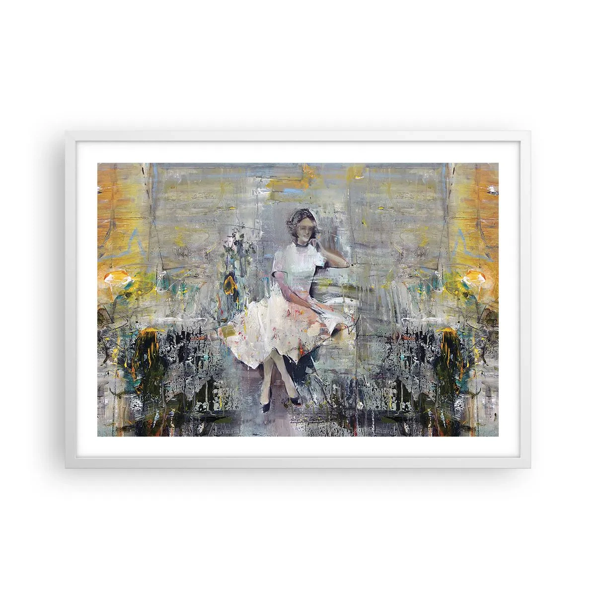 Poster in einem weißen Rahmen - Klassisch und modern - 70x50 cm