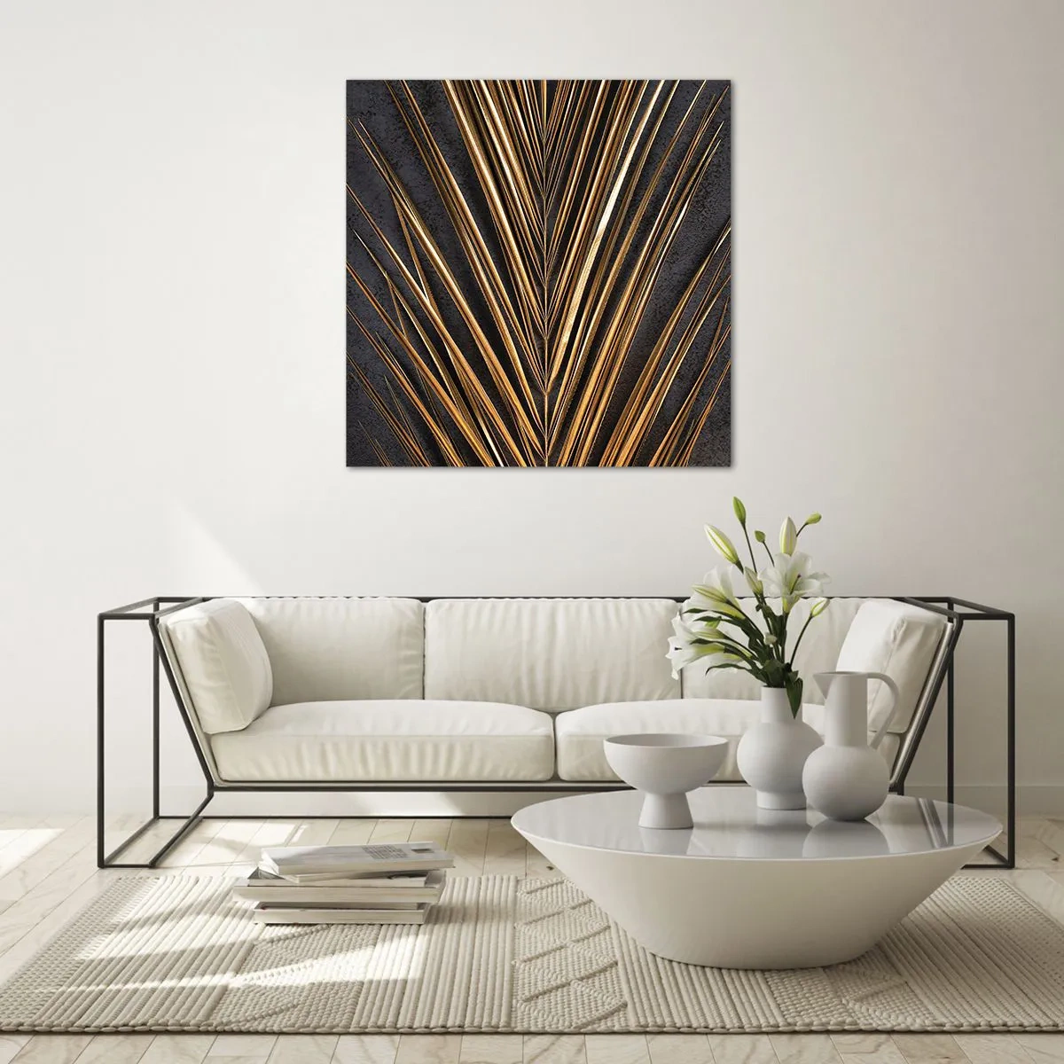 Glasbild - Bild auf glas - Das Gold der Tropen - 70x70 cm