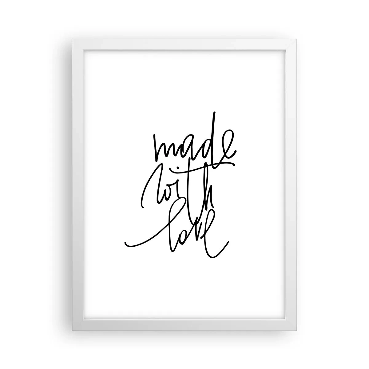 Poster in einem weißen Rahmen - Die beste Marke - 30x40 cm