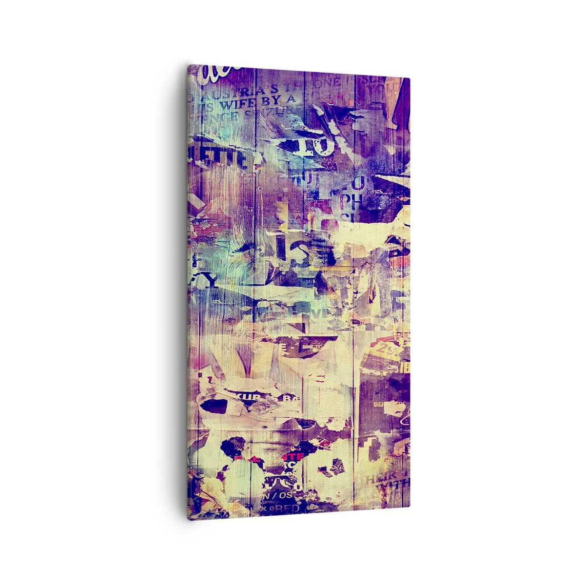 Bild auf Leinwand - Leinwandbild - Und das ist alles, was es geben wird - 55x100 cm