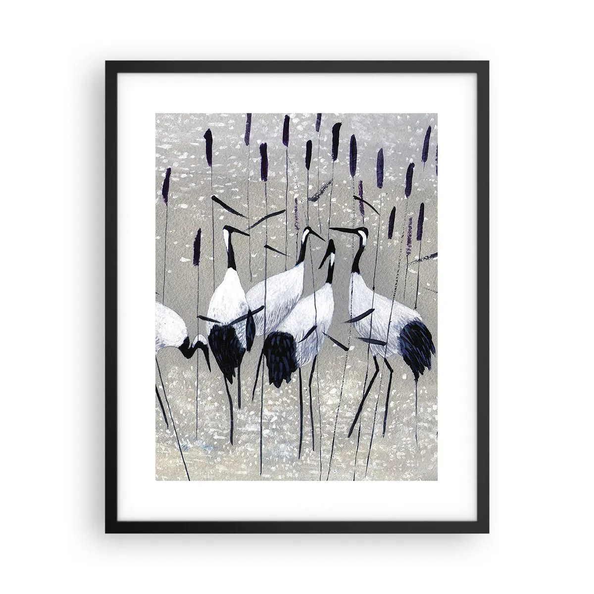 Poster in einem schwarzem Rahmen - Unter ihren eigenen - 40x50 cm