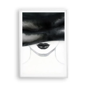 Poster in einem weißen Rahmen - Ein sinnliches Geheimnis - 70x100 cm