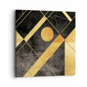 Bild auf Leinwand - Leinwandbild - Die Sonne der Wüste - 40x40 cm