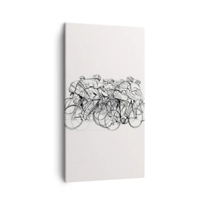 Bild auf Leinwand - Leinwandbild - Gemeinsam als Team - 45x80 cm