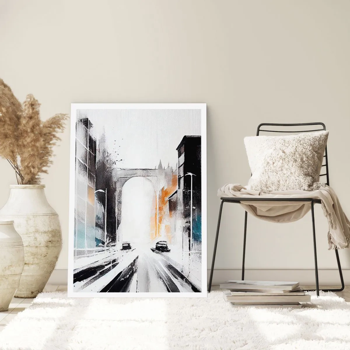 Poster - Stadtstudie: Architektur und Bewegung - 70x100 cm