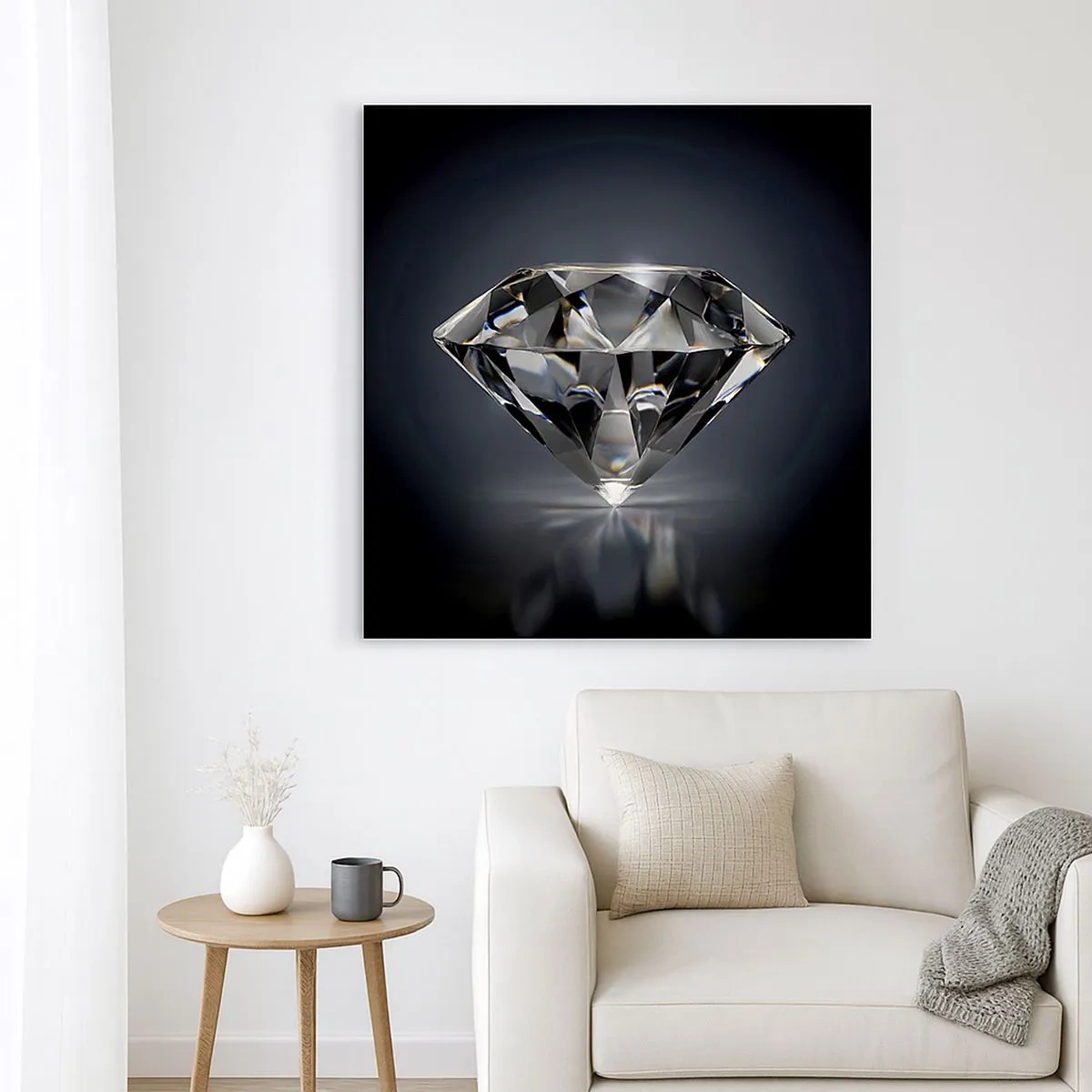 Bild auf Leinwand - Leinwandbild - Beste Freundin - 30x30 cm