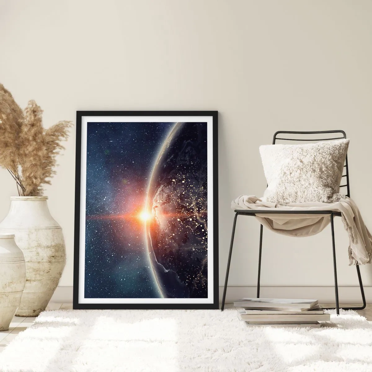Poster in einem schwarzem Rahmen - In einer neuen Perspektive - 40x50 cm