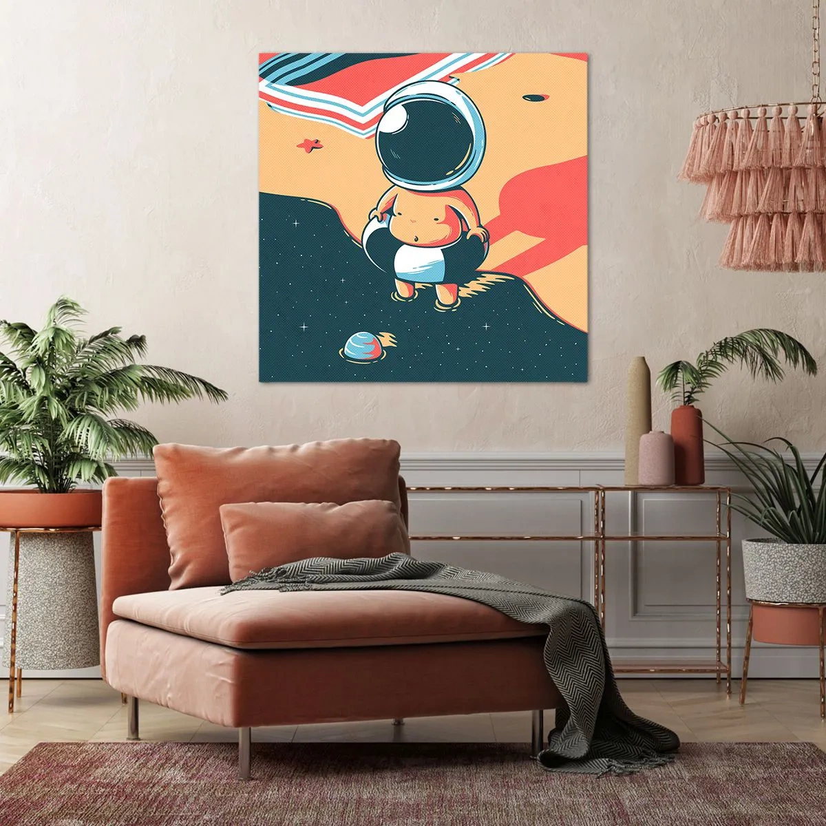 Bild auf Leinwand - Leinwandbild - Aus einer anderen Perspektive - 40x40 cm