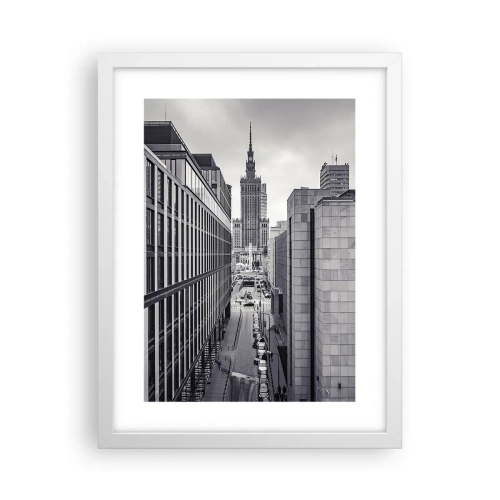 Poster in einem weißen Rahmen - Warschauer Tal - 30x40 cm