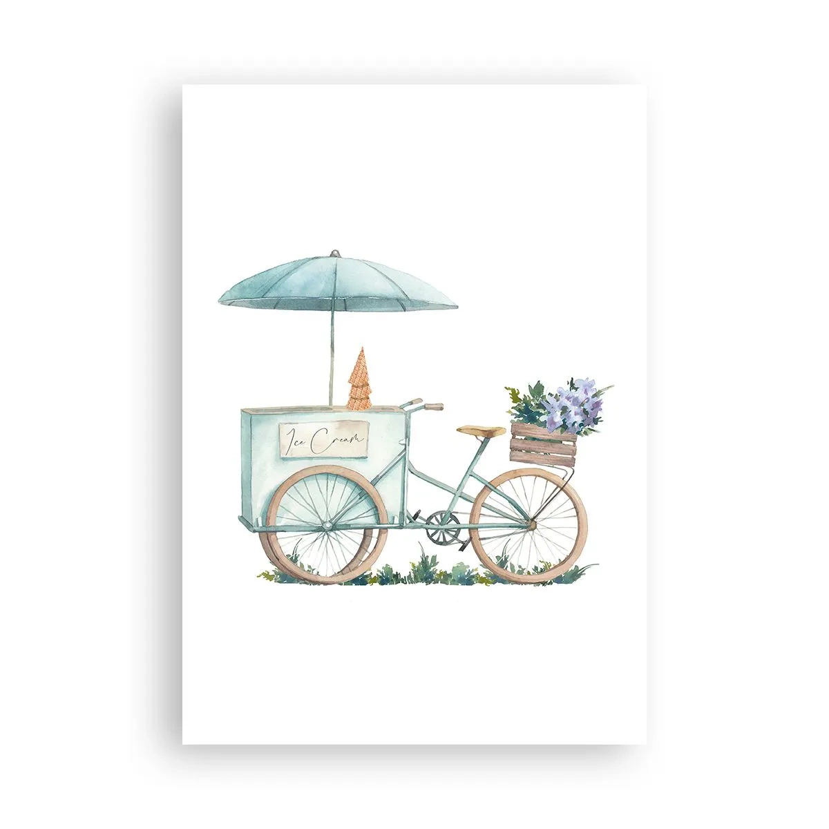 Poster - Süße Erinnerung an den Sommer - 70x100 cm