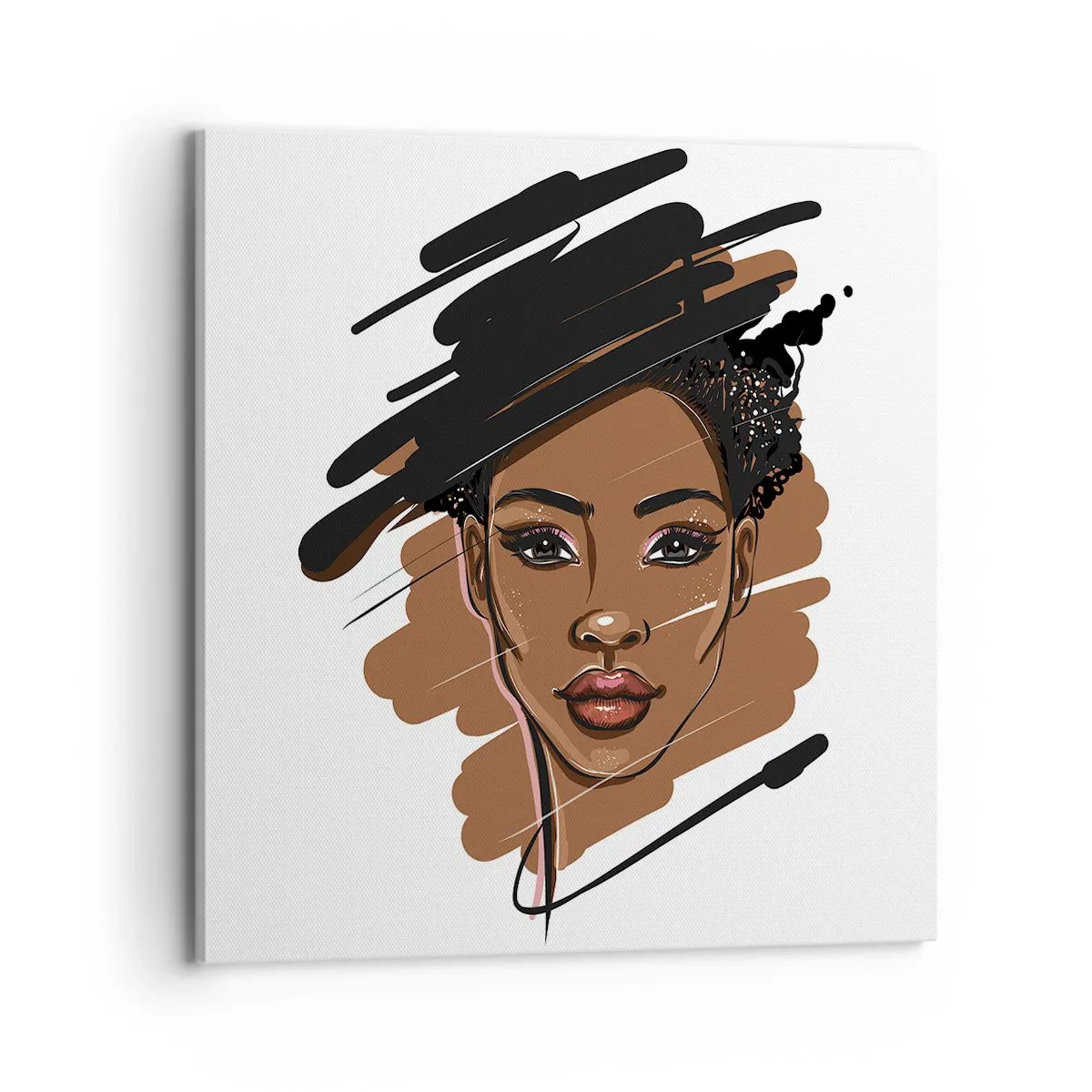 Bild auf Leinwand - Leinwandbild - Süß wie Schokolade - 70x70 cm