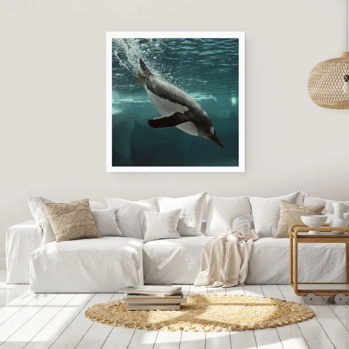 Poster - Willkommen in meiner Welt - 40x40 cm