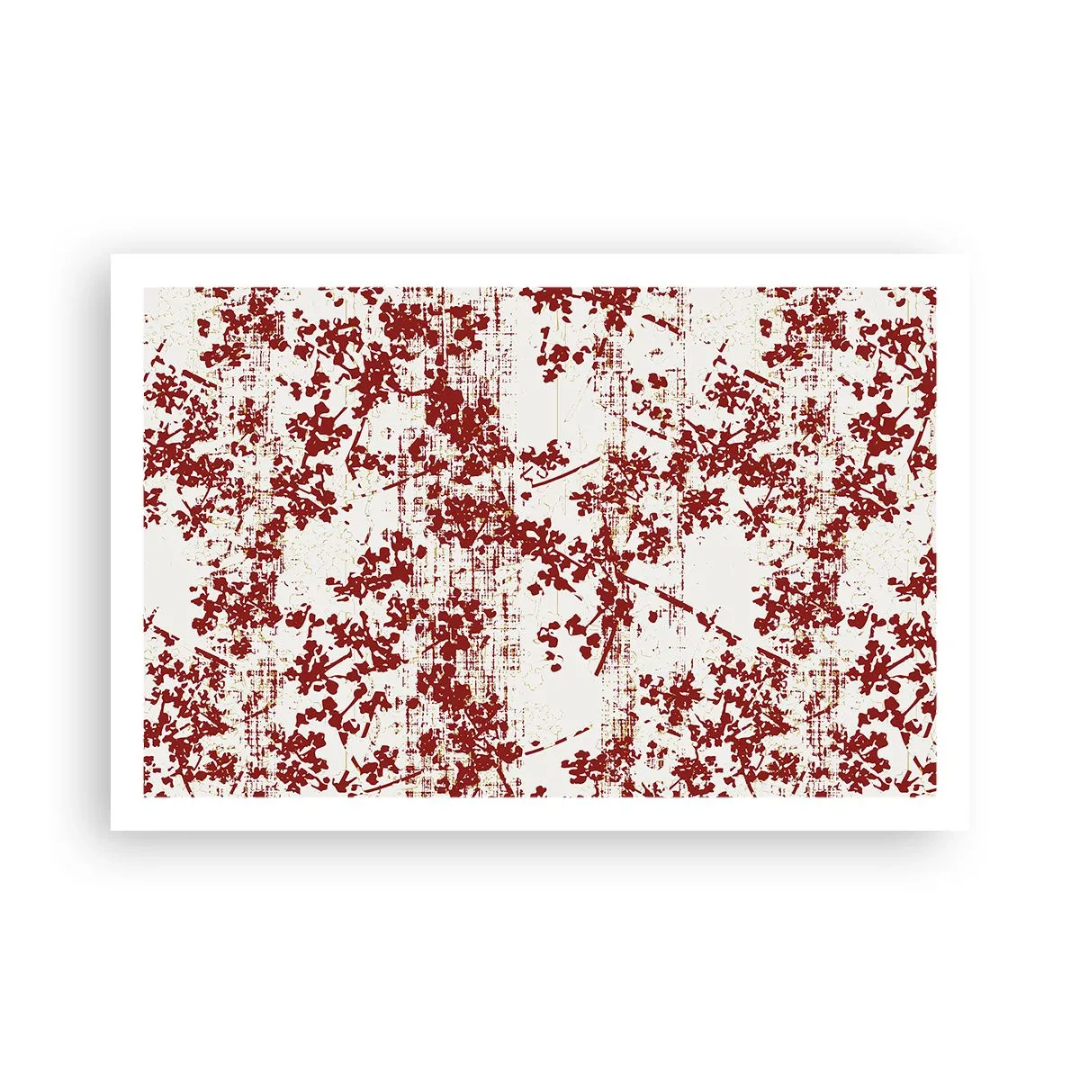 Poster - Wie alter Perkal - 91x61 cm