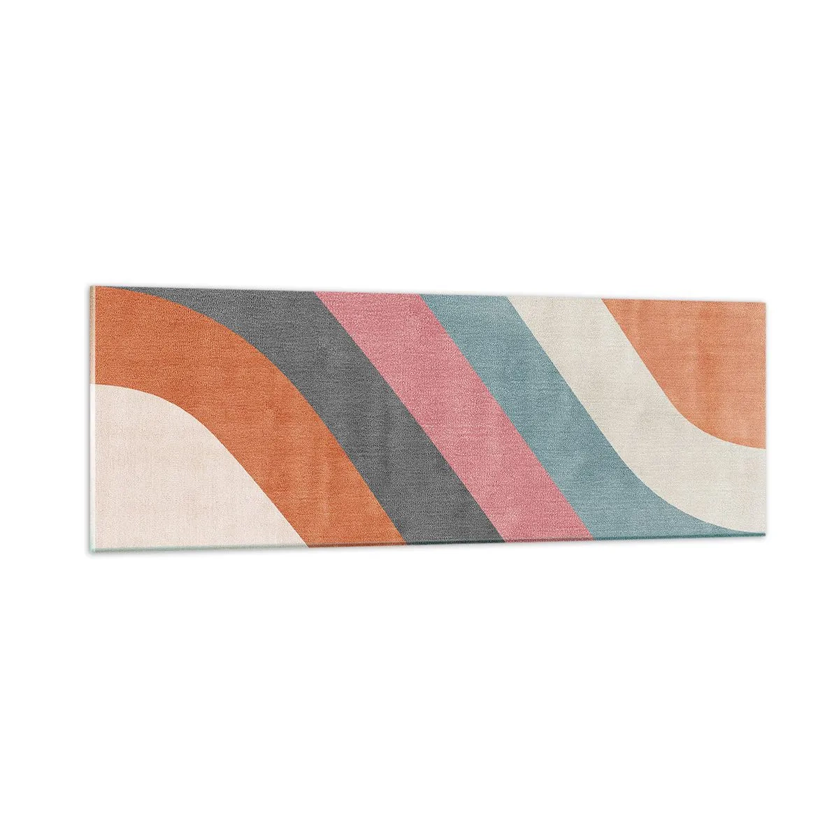 Glasbild - Bild auf glas - Diagonale Komposition – Bewegung - 90x30 cm