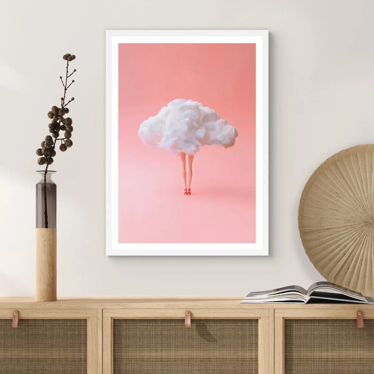 Poster in einem weißen Rahmen - Süßes Versprechen - 30x40 cm