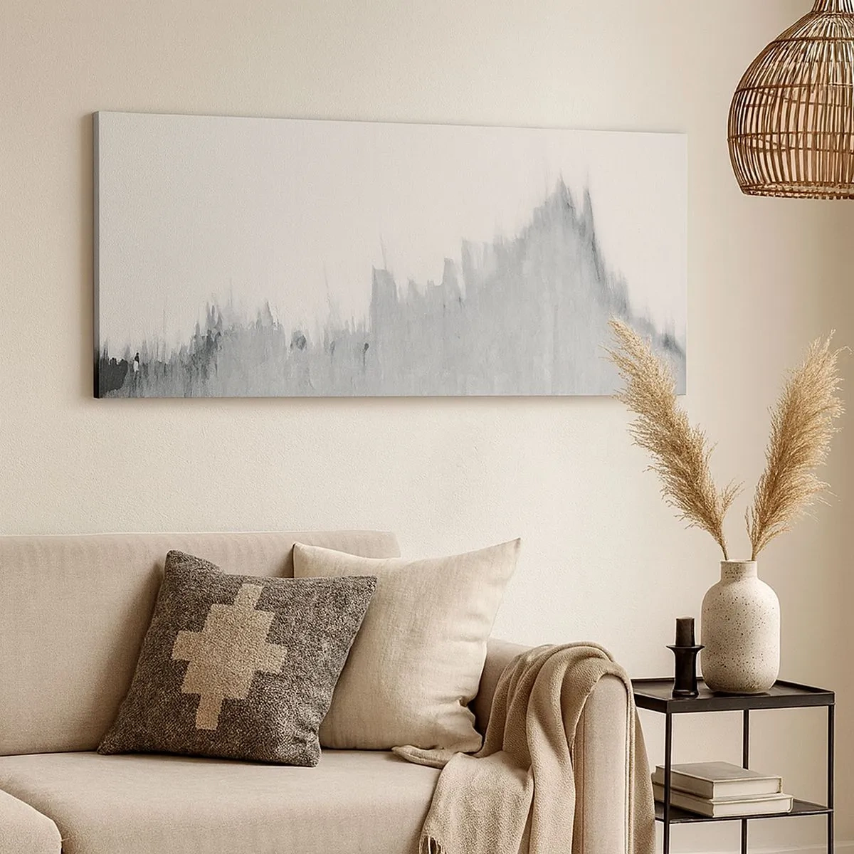 Bild auf Leinwand - Leinwandbild - Mysteriöse Aufzeichnung - 100x40 cm