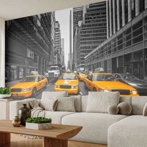Fototapete Standard Eco - Wir färben die Stadt - Stadt, New York, Die Architektur - 200x140 cm