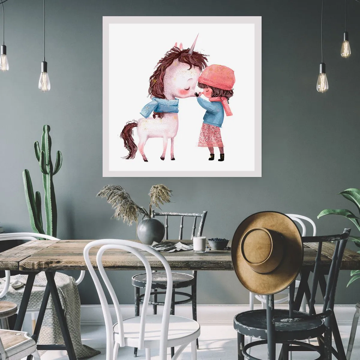 Poster - Ein Wintermärchen - 60x60 cm