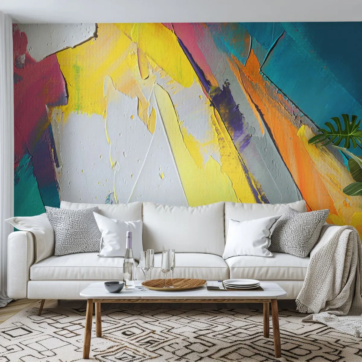 Fototapete Premium Canvas - Die Anatomie des Lichts - Abstraktion, Stück, 3D - 500x350 cm