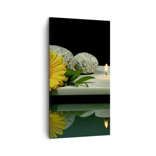Bild auf Leinwand - Leinwandbild - Beruhigung der Sinne - 45x80 cm