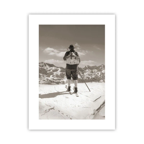 Poster - Und die Berge bleiben unverändert - 30x40 cm