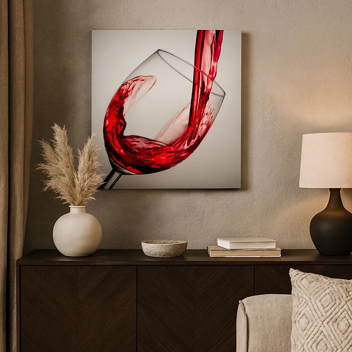 Bild auf Leinwand - Leinwandbild - Farbe – Bewegung – Klang - 30x30 cm