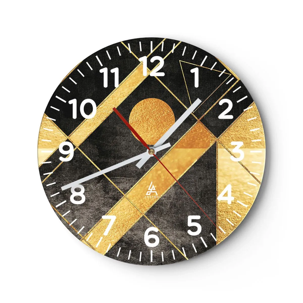 Wanduhr - Glasuhr - Die Sonne der Wüste - 30x30 cm