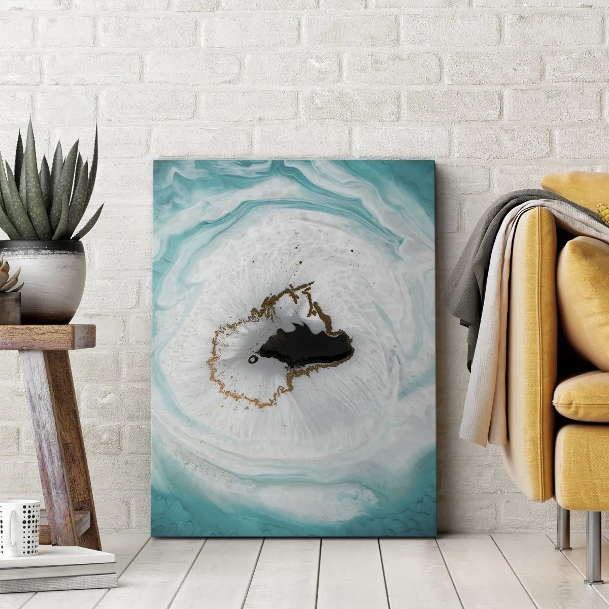 Bild auf Leinwand - Leinwandbild - Nach Innen eindringen - 45x80 cm