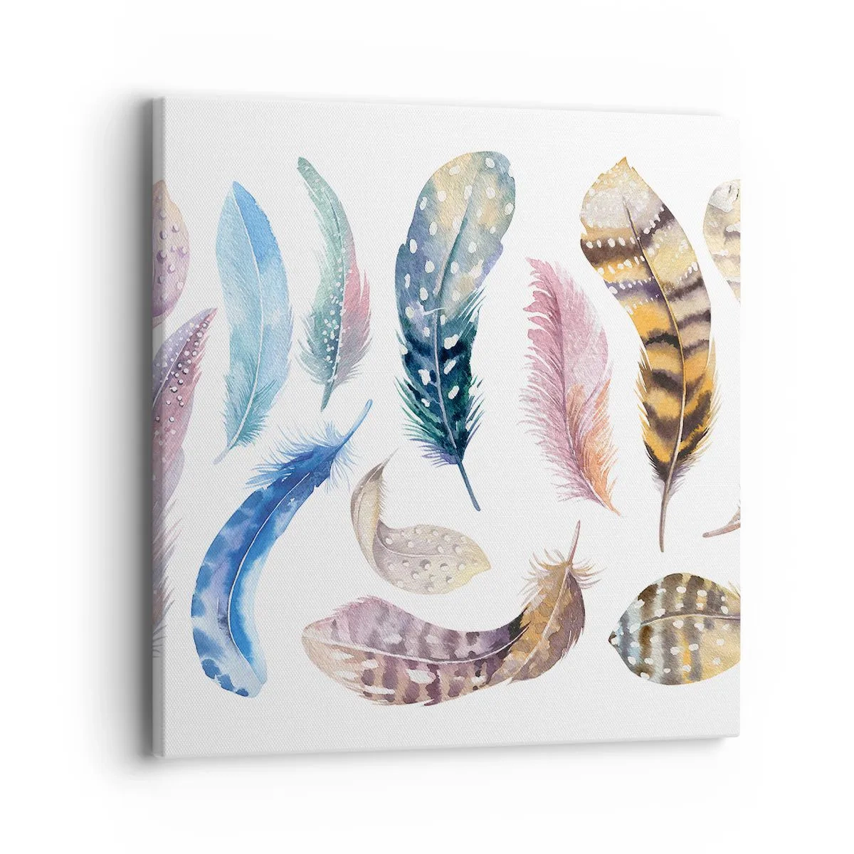 Bild auf Leinwand - Leinwandbild - Hell, bunt und bunt - 40x40 cm