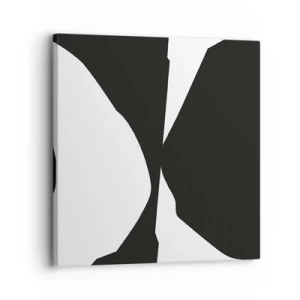 Bild auf Leinwand - Leinwandbild - Positiv negativ - 30x30 cm