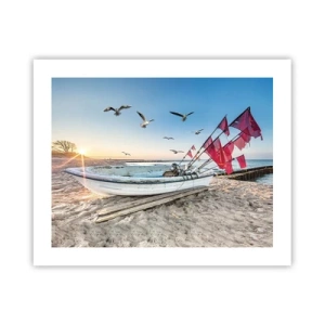 Poster - Wohlverdiente Ruhe - 50x40 cm