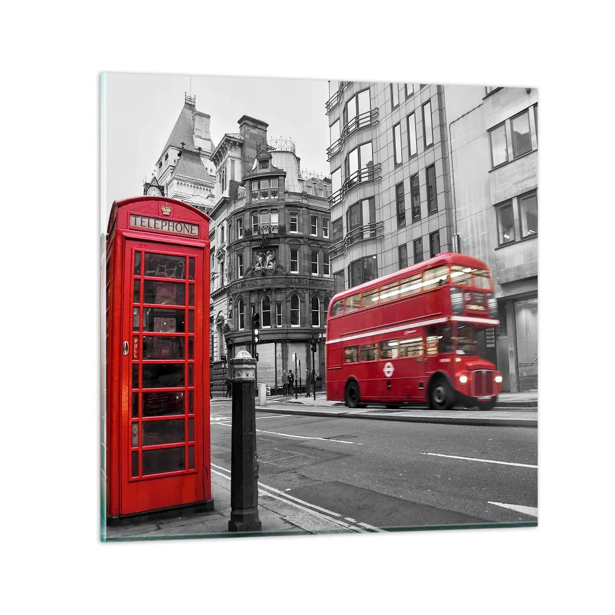 Glasbild - Bild auf glas - Das Rotste in Europa - 30x30 cm