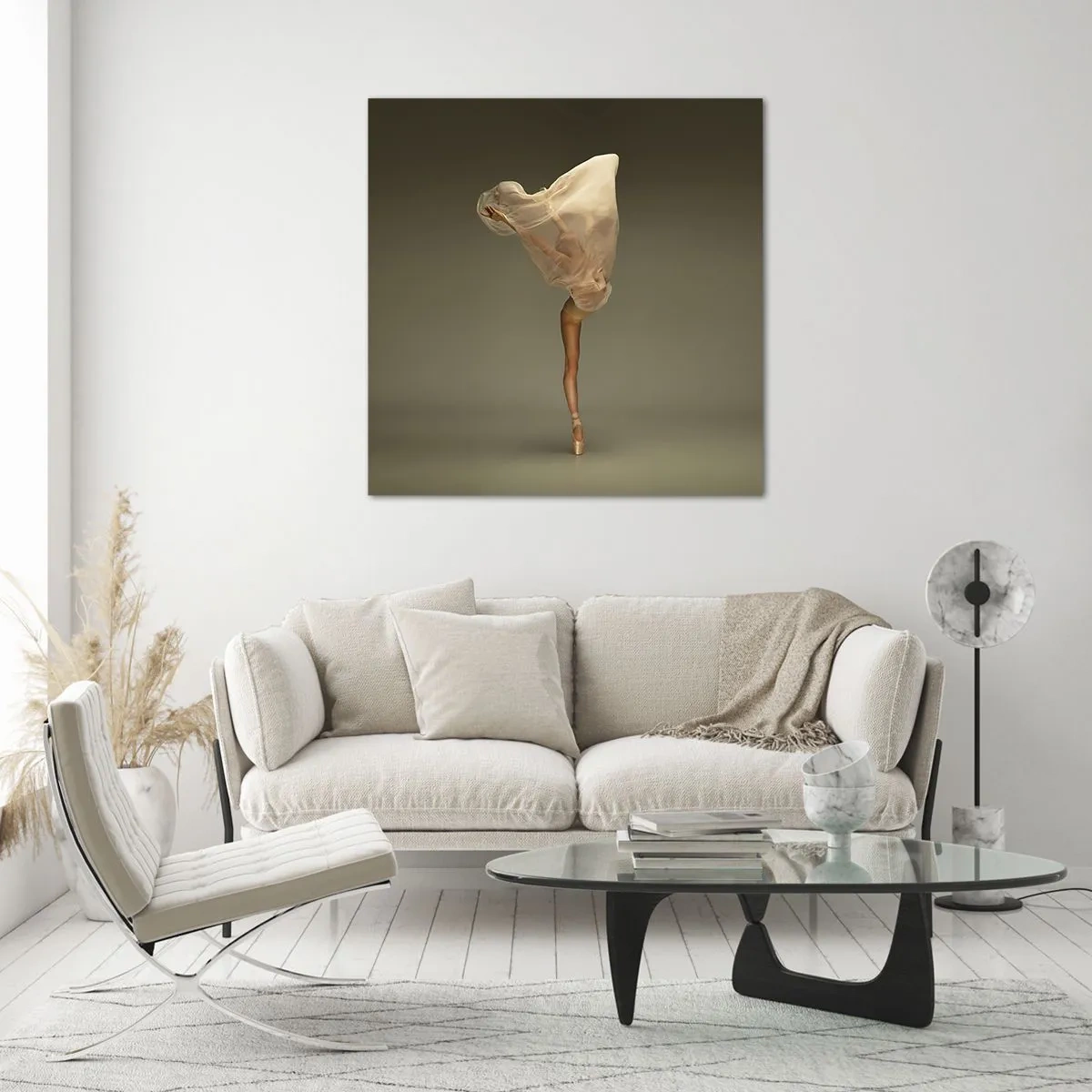 Glasbild - Bild auf glas - Es wird bald auffliegen - 60x60 cm