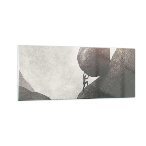 Glasbild - Bild auf glas - Ich glaube wider alle Hoffnung - 100x40 cm