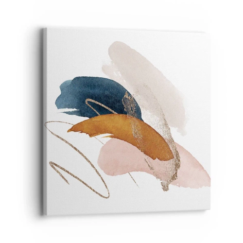 Bild auf Leinwand - Leinwandbild - Geflügelte Komposition - 30x30 cm