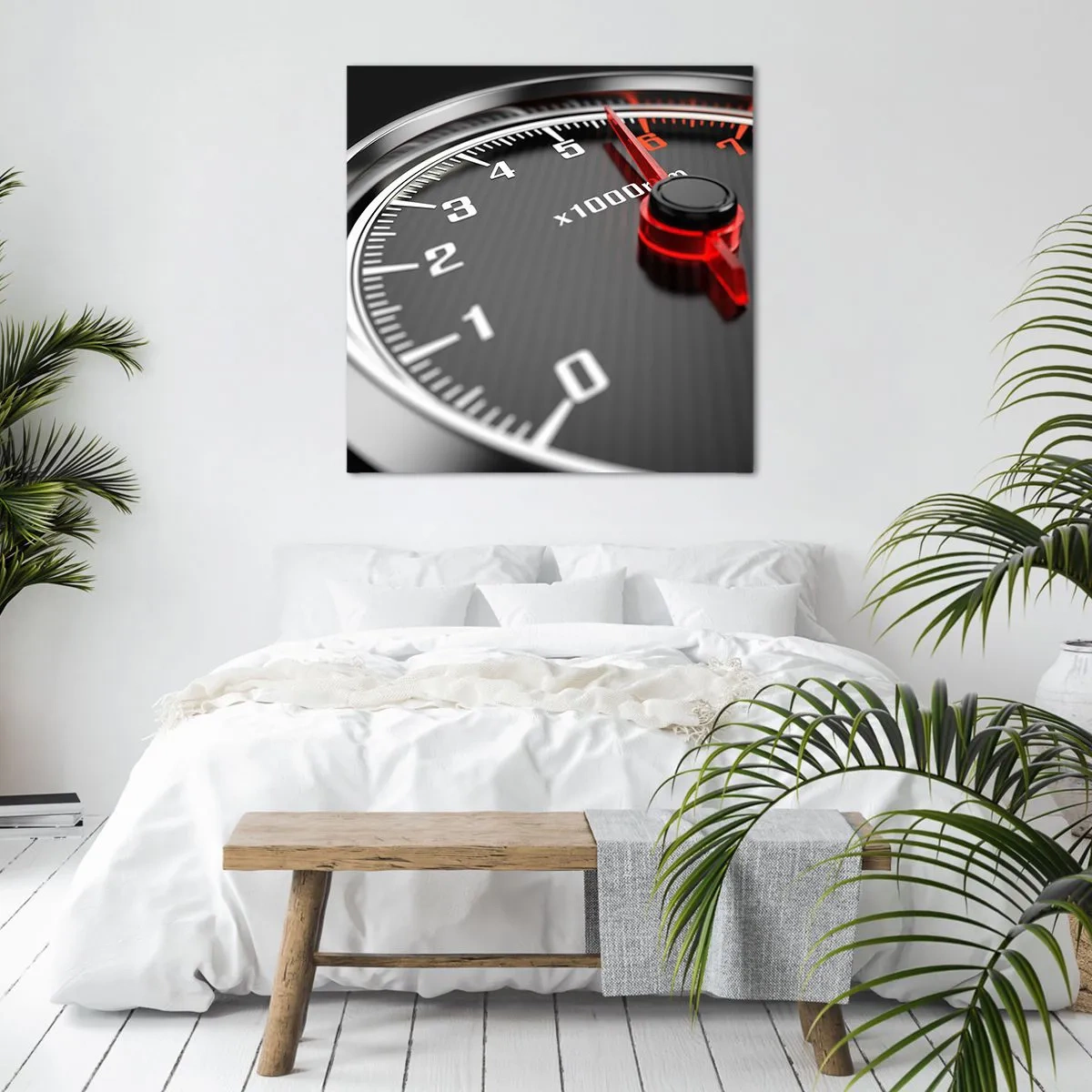 Bild auf Leinwand - Leinwandbild - Vollgas! - 50x50 cm