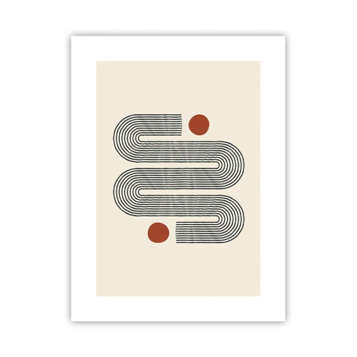 Poster - Vom Anfang bis zum Ende - 30x40 cm