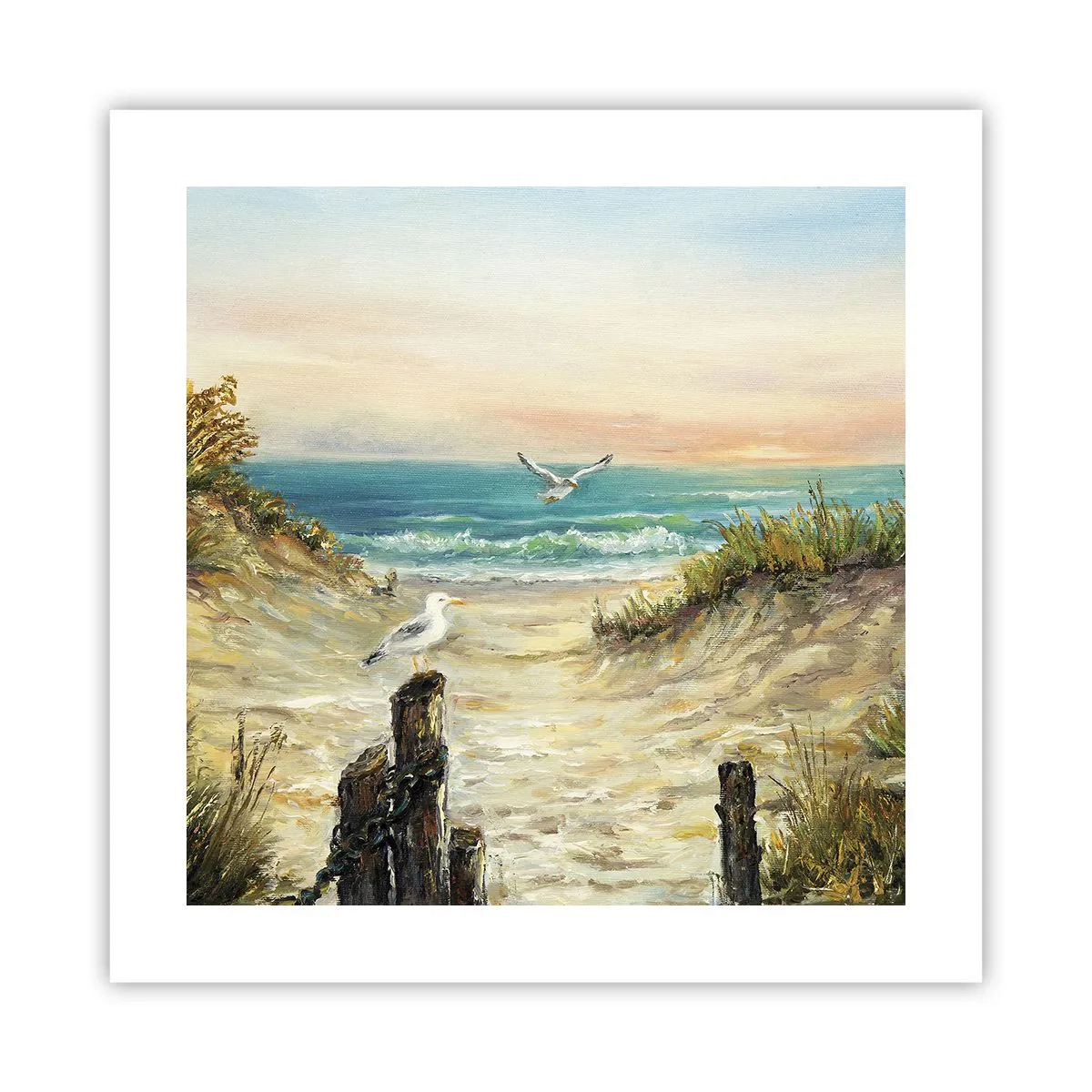 Poster - Windlose Abgeschiedenheit - 40x40 cm