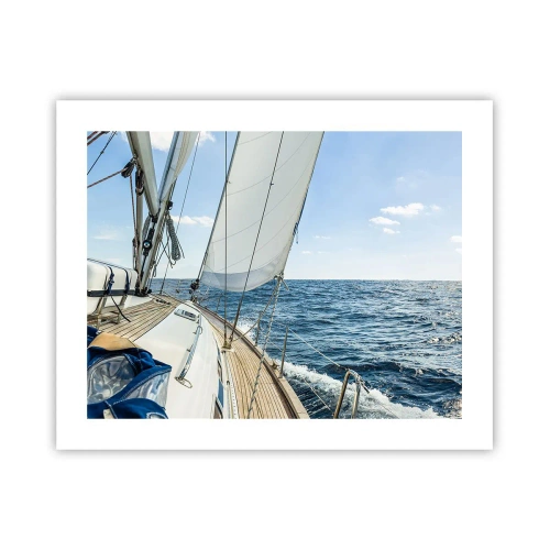 Poster - Ahoi, Abenteuer - 50x40 cm