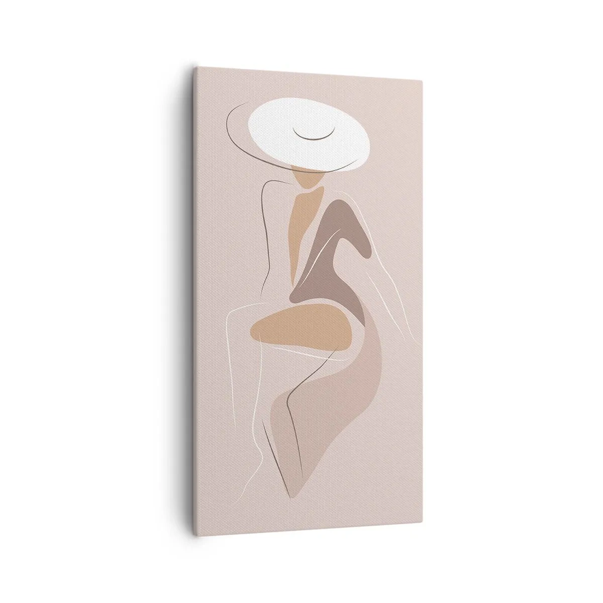 Bild auf Leinwand - Leinwandbild - Eine Dame sein - 55x100 cm