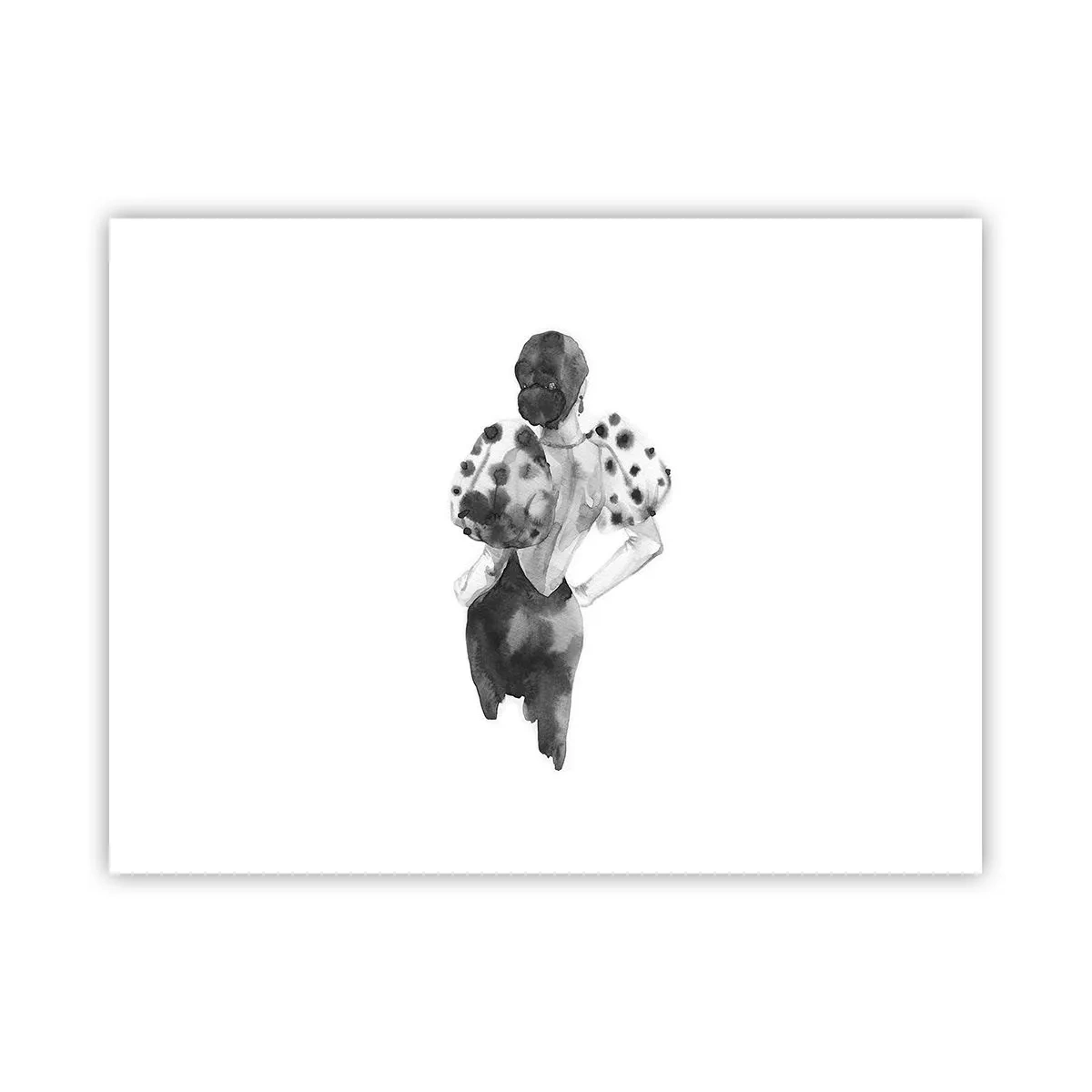 Poster - Sie ging direkt vorbei - 40x30 cm