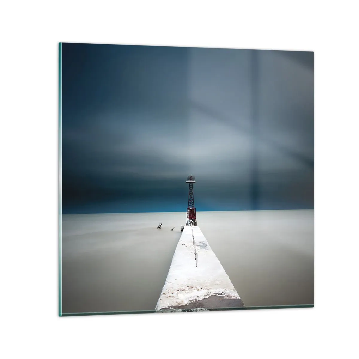 Glasbild - Bild auf glas - Um der Weite zu begegnen - 30x30 cm